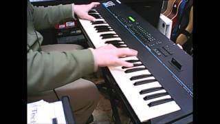 Ensoniq SQ1 plus demo after unit restoration EPROMs firmware amp new LCD [upl. by Marduk]