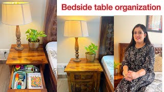 Bedside table organization  Tips to organize a bedside table  how to organize a bedside table [upl. by Bradstreet]