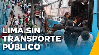 PARO DE TRANSPORTISTAS EN VIVO ASÍ LUCEN LAS CALLES TRAS MOVILIZACIONES EN LIMA Y CALLAO [upl. by Nallij]