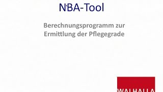 NBATool Berechnungsprogramm zur Ermittlung der Pflegegrade [upl. by Otineb997]