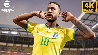 eFootball 2024  Brasil vs França  Gameplay Online 4K PS5 [upl. by Nira]