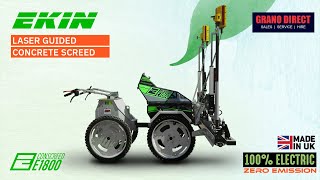 Conscreed E1800  Electric Laser Guided Concrete Screed  MADE IN UK [upl. by Ycam973]