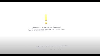 Chrome OS Missing or Damaged TroubleShooting Guide [upl. by Sonitnatsnok]