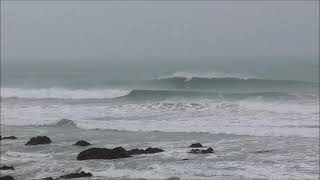 Big Sunday 31 January 2021 Surfing big waves at Little Fistral Newquay Cornwall [upl. by Anelliw]