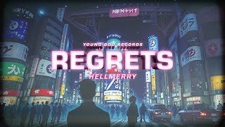 HELLMERRY  Regrets Official Lyric Video [upl. by Eugenio]