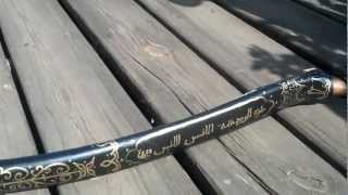 My new Turkishstyle decorated PVC recurve bow is done [upl. by Brendon813]