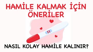 Nasıl kolay hamile kalınır Hamile kalmanın kolay yolları pozisyonları günleri Ovulasyon testi [upl. by Allison]