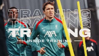 INSIDE Federico Chiesa involved as Reds prepare for Manchester United Visit [upl. by Ahsinar]