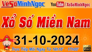 XSMN Minh Ngọc  Trực tiếp Xổ Số Miền Nam  KQXS Miền Nam ngày 31102024 KQXS Hôm Nay XSTT XSKT [upl. by Einaoj]