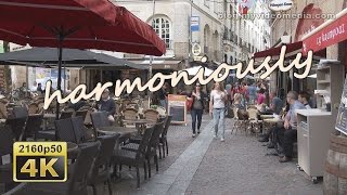 Nantes Morning Walk through Old City  France 4K Travel Channel [upl. by Lamont62]