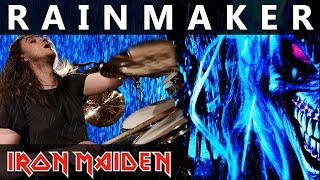 IRON MAIDEN  Rainmaker  Drum Cover  Death On The Road 51 [upl. by Drice69]