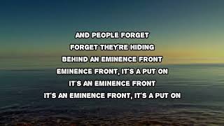 The Who  Eminence Front Lyrics [upl. by Essirahc]