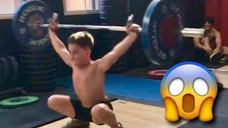 11 YEARS OLD WEIGHTLIFTER [upl. by Iloj]