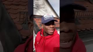 Alphonso Davies TikTok  Phonzy running away from Corona [upl. by Morril]