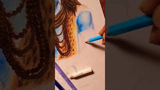 drawing mahadev 😍 part 3 😍🔥 viral shorts drawing mahadev [upl. by Carmelina]