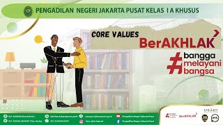 Internalisasi Core Value ASN BERAHLAK di Pengadilan Negeri Jakarta Pusat [upl. by Siva]