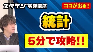 宅建＜統計＞学習テクニックや要点をわかりやすく解説！【スタケン要点まとめ講座】 [upl. by Ekralc146]