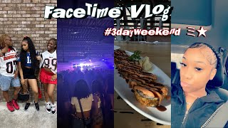 FACETIME VL☆G Labor Day weekend college parties out to eat amp more  WKenn [upl. by Annoet]