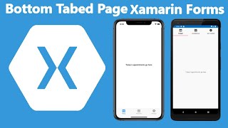 Bottom Tabed Page  Xamarin Forms [upl. by Quill]