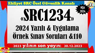 SRC1 SRC2 SRC3 SRC4 ÖRNEK SINAV SORULARI 2024 110 [upl. by Latin]