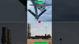 F22 RAPTOR VS S500 PROMETHEUS AIR DEFENSE SYSTEM  STEALTH VS POWER \ military army aviation [upl. by Nacim]