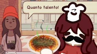 uma descendente de italianos fazendo pizza [upl. by Rolph810]