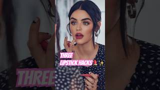 3 SECRET LIPSTICK HACKS 🤫 makeup lipstick skincare [upl. by Remsen]