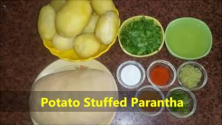 आलू पराठा की आसान रेसिपी  Potato Paratha Recipe In Hindi  Punjabi Aloo Paratha [upl. by Gisela2]