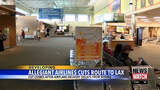 Allegiant Airlines cutting 19 routes including Medford Airport [upl. by Euseibbob]