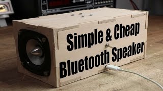 Make your own Simple amp Cheap Portable Bluetooth Speaker [upl. by Schwejda917]