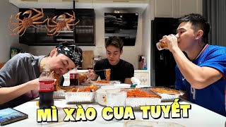 MUKBANG MỲ CUA TUYẾT NƯỚC SỐT SIÊU NGON VÀ CHUYỆN TÂM LINH BÊN MỸ QUA LỜI KỂ CỦA TÍN OG [upl. by Nomolos919]