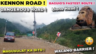 KENNON ROAD  Fastest Road to BAGUIO CITY yet DANGEROUS   Lions Head  Tuba  Benguet Tour [upl. by Crowe]