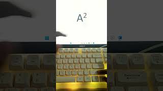 Easy Subscript and Superscript in MS Wordasmr keyboard windowstricks ComputerHacks quicktips [upl. by Nemad589]