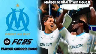 Marseille Win Ligue 1 Title  EAFC 25 Player Career Mode Episode 6 [upl. by Orland36]