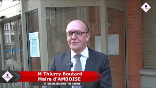 interview Mr le maire dAmboise M Boutard du 03 mars 2023 [upl. by Marlene]