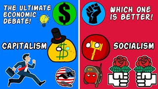 Capitalism Vs Socialism Explained In 6 Minutes [upl. by Yrram]