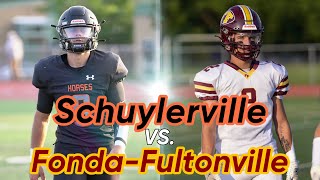 Fonda Fultonville vs Schuylerville High School Football 2023 [upl. by Swarts]