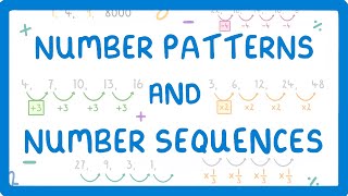 GCSE Maths  Types of Number Sequences  Arithmetic vs Geometric 54 [upl. by Arabela]