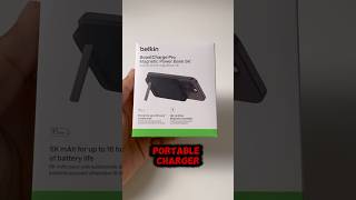 Belkin BoostCharge Pro Magnetic Power Bank hands on tech portablecharger iphone magsafe apple [upl. by Aninaig]