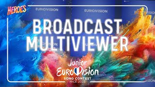 Multiview  This is how 15 signals were connected to Junior Eurovision 2023 [upl. by Ahsya]