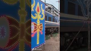 Railway workshop me Vishwakarma puja me decorationshortvideo viralvideo railway [upl. by Yretsym]