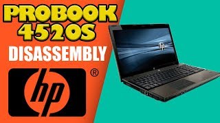 hp probook 4520s disassembly [upl. by Enahs]