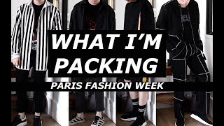 WHAT IM PACKING  Paris Fashion Week  Balenciaga Gucci WEEKDAY haul  Gallucks [upl. by Najib]