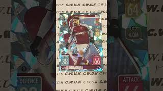 202122 Card Crystal Parallel Said Benrahma West Ham United shorts [upl. by Ayian]