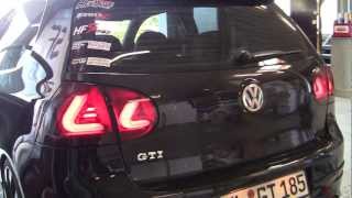 Golf 5 GTi Dectane CarDNA Lightbar Rückleuchten [upl. by Yblok994]