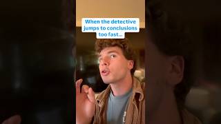 TV show detectives be like… comedy skit detective detectives funny silly csi tvshow clues [upl. by Fachanan297]