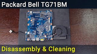 Packard Bell TG71BM Disassembly and Fan Cleaning [upl. by Eivets]