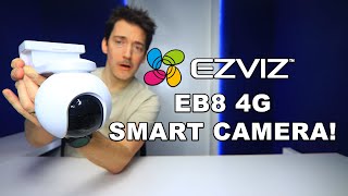 EZVIZ EB8 SMART 4G BATTERY OPERATED SECURITY CAMERA [upl. by Scales56]