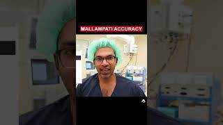 Mallampati Accuracy  shorts anaesthetics cico [upl. by Lehar]