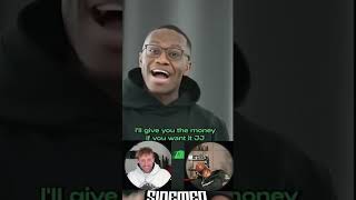 KSI hears for the first first time what Deji did to him😂😂deji ksireaction sidemenreact [upl. by Alioz]